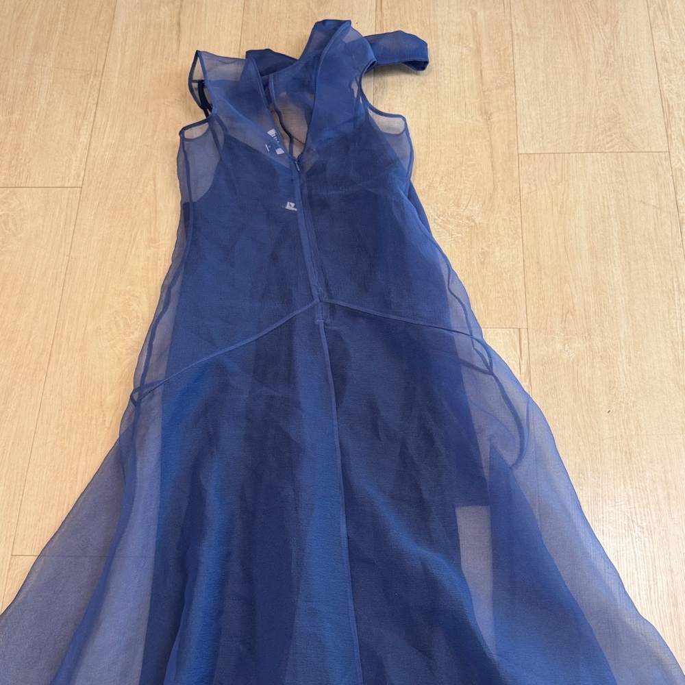 STAUD Auden Sleeveless Chiffon Gown, SIZE SMALL - Picture 5 of 9